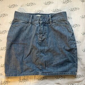 GAP Blue Denim Pencil Skirt
